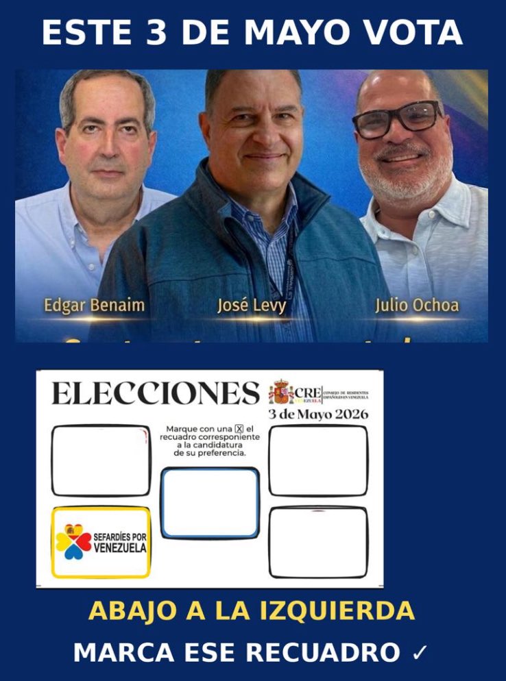 Asoc. de Españoles-Venezolanos de Origen Sefardì tweet media