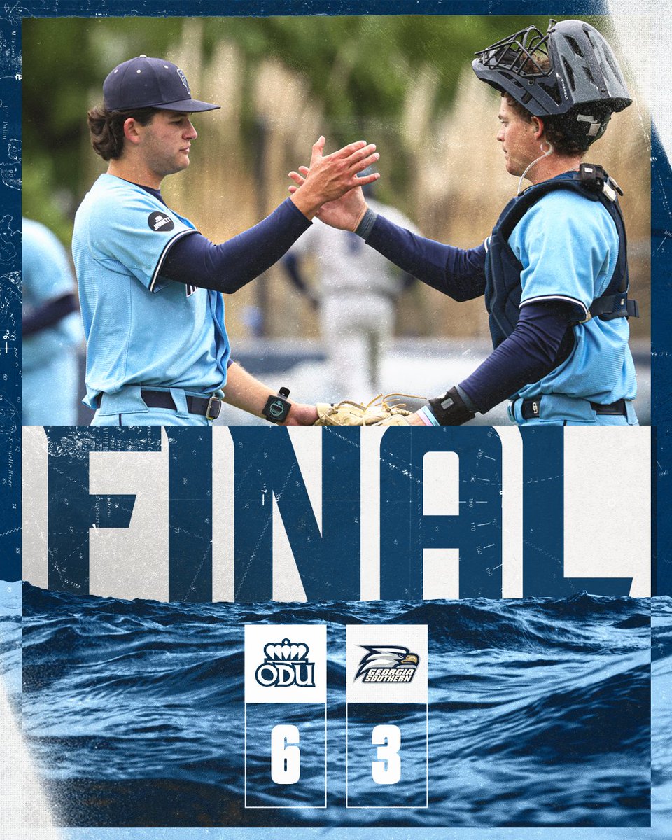 ODUBaseball's tweet photo. The Monarchs complete the series sweep of the Eagles 🧹

#ODUSports | #ReignOn | #Monarchs https://t.co/2qIICMIQVo