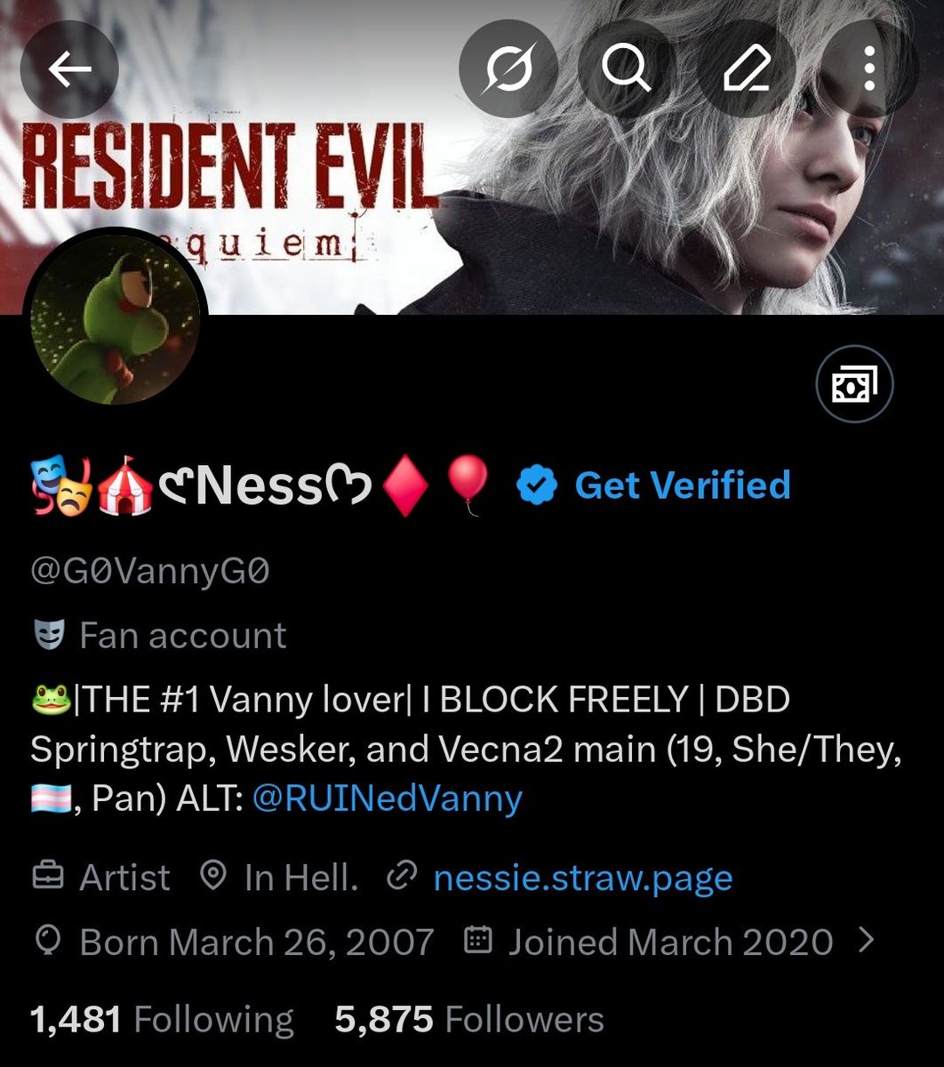 🐰🔪𑣲Nessieᡣ𐭩♦️🎈 tweet media