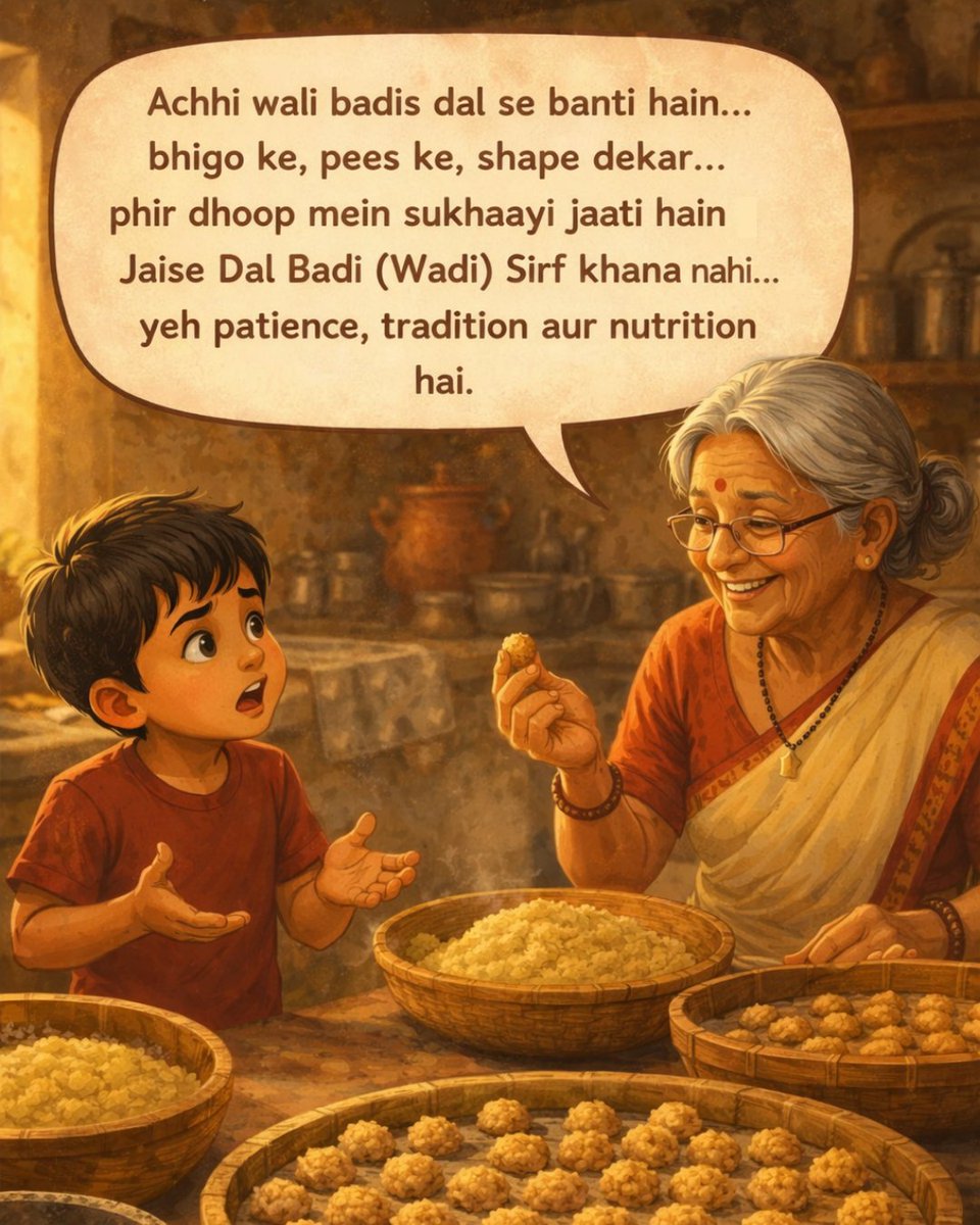 Newdigital32921's tweet photo. Skip ready-made, choose homemade Dal Badi — healthy, protein rich &amp; full of traditional taste. Perfect for your desi meals. https://t.co/Cvt9cb6mXd