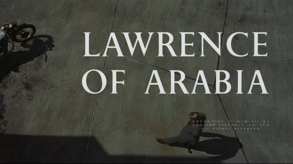 6ixImmortal's tweet photo. lawrence of arabia (1962) dir. david lean https://t.co/2OHhsLwvwh