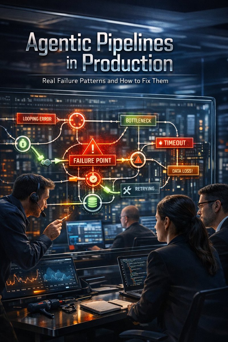 Alex_Smale_'s tweet image. Agentic pipelines rarely fail in the demo, they fail at handoffs, retries, and silent tool errors.

The fix isn't more prompts, it's timeouts, guardrails, idempotency, and logs humans can actually read.

Most teams learn that a bit late.

#AI #MLOps #Automation Visit