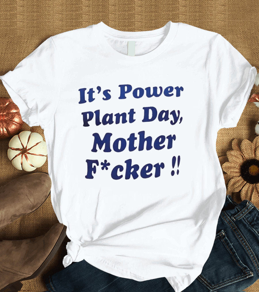 busmerchcom's tweet image. Random thought: Can we take a moment to appreciate the vibe of the "It's Power Plant Day Mother Fcker" T-Shirt? 😂 This definitely brings back some hilarious memories. Anyone else feel the same? busmerch.com/product/t-shir…

#FunnyTShirt #Memories #PowerPlant