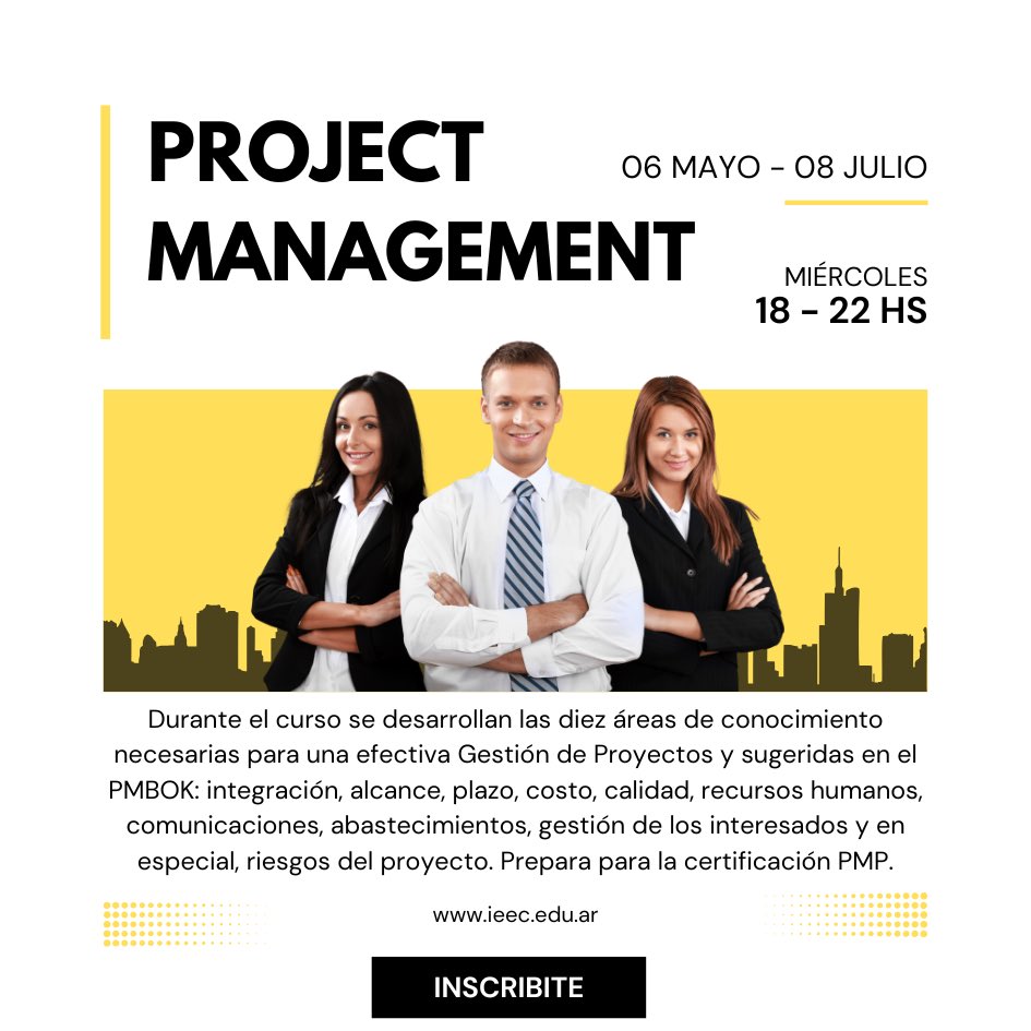 _ieec_'s tweet photo. ¿Querés liderar proyectos con metodología y estrategia?

✔ Gestión integral
✔ Riesgos, tiempos y costos
✔ Enfoque PMBOK

🚀 Curso de Project Management
Llevá tus proyectos al siguiente nivel. https://t.co/4t8bZh94Vb