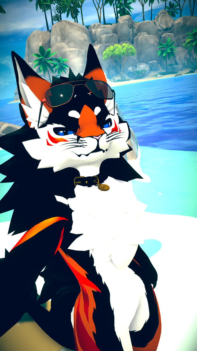 PhantomFox89's tweet image. I don't want to go swimming! It's all wet and smells like fish!
#novabeast #vrchat #VR #furry