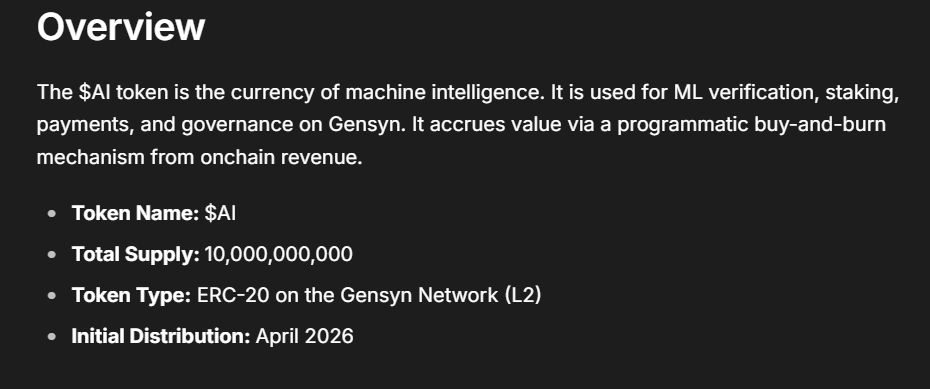 Sameer_btc's tweet photo. $AI  Tge is closer than we expect hope @gensynai cook hard 🤞🏻 https://t.co/f9aTCEcPlc