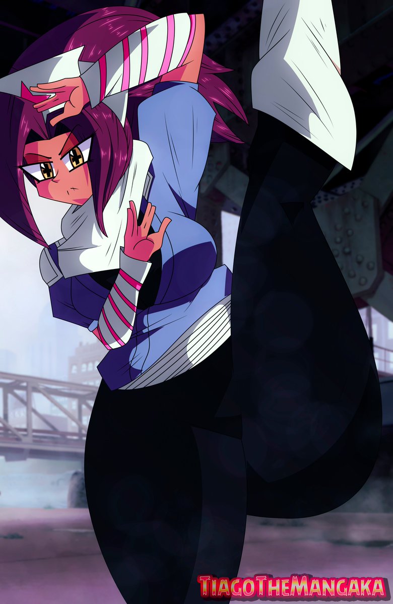 tiagothemangaka's tweet image. Black Cat...? 👩‍⚕️🐈‍⬛
#Skullgirls #SkullgirlsFanart #Valentine #Bleach #Yoruichi #YoruichiShihōin