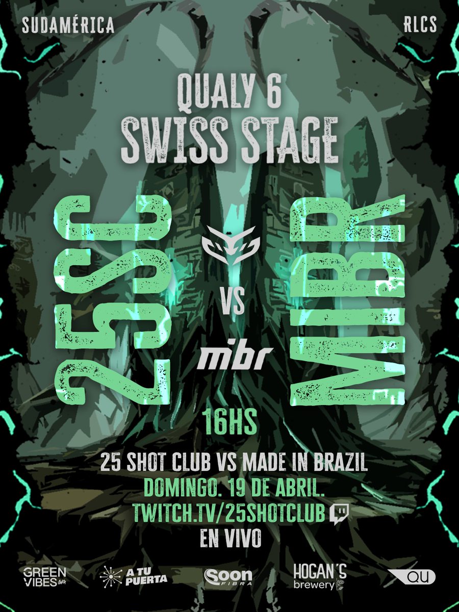 25ShotClub's tweet photo. 16hs nos enfrentamos a @MIBR 
Miralo en vivo https://t.co/Y9tkD7nExE

@RocketStreet @Davitrox1 @ZettElias @JGzs_ @elMaraRL @cesarrom35 @santiagoram0n @Imanugart #vamosshot https://t.co/Y50uAQFBU5