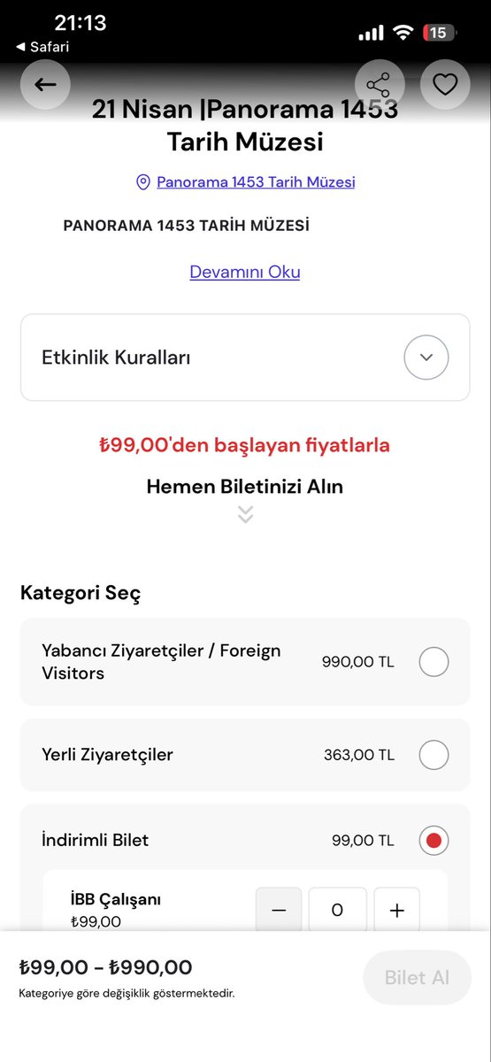 <a href="/nuriaslan_tr/">Nuri Aslan</a> Sizden önce sanki sarnıc yokda siz inşaa etmiş gibi davranıyorsunuz. Bildiginiz darpane gibi para kesiyosunux aynı soygun Panaroma 1453 müzesinde de yaşanıyor. 363 tl nedir ya yerli ziyaretçi için oda mı Vakıflara geçince 1 tl yapıp tarihe sahip çıkıcaksınız ?
