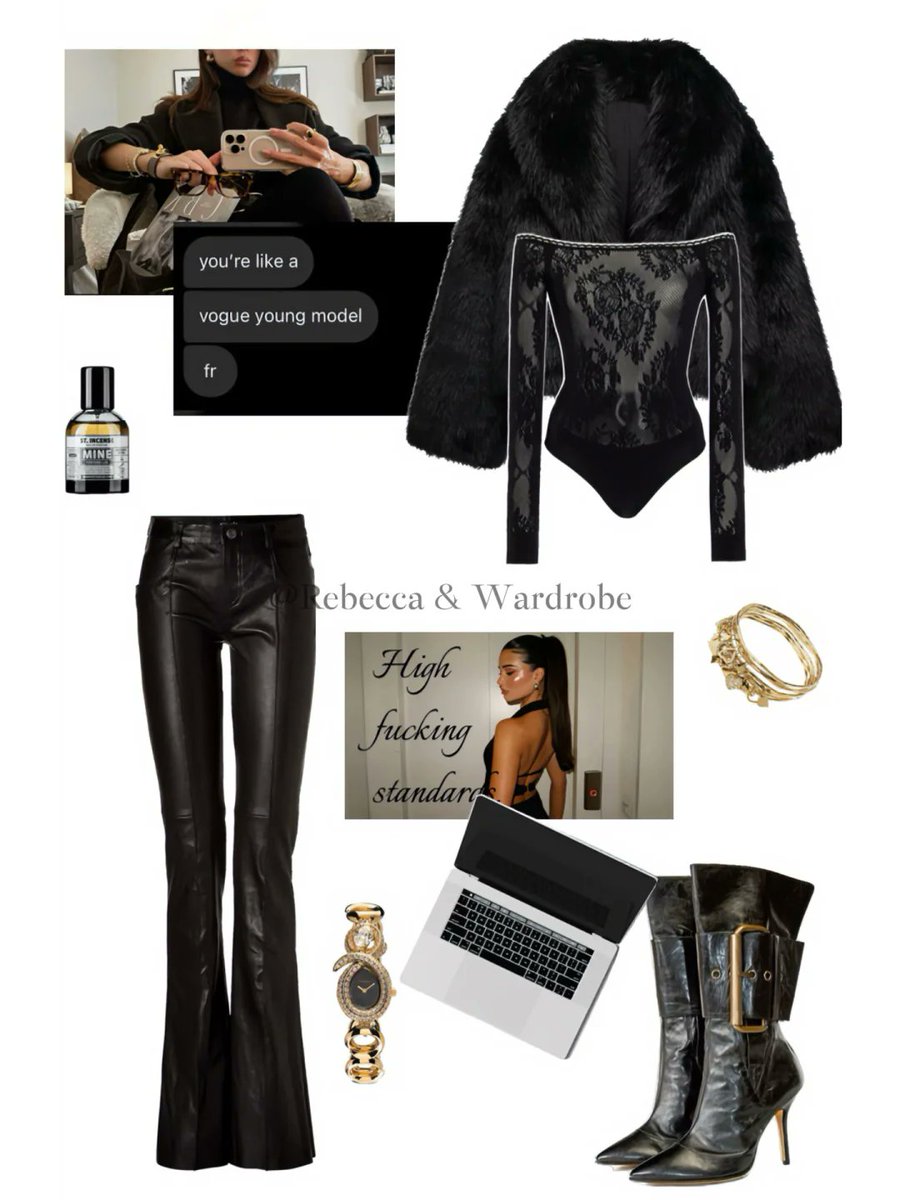 luxenelife's tweet image. Leather + fur = street domination | Key: biker jacket, fur coat, slim jeans, heeled boots, gold chains | Colors: black, burgundy, chrome | Thoughts? 👇

#StreetStyle #WinterVibes