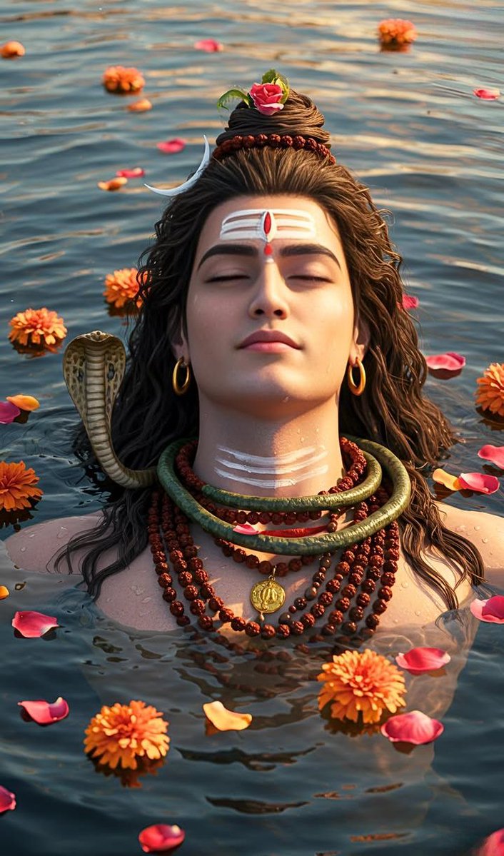 Kamla_Negitw's tweet image. #जय_महादेव_शिवशंकरम् 🔱
#दयानिधे_दानिश्वरजय_जय_शिवशंकरा।
आशुतोष शंशाक शेखर चन्द्रमौली चिदम्बरम।कोटी-कोटी प्रणाम शंभू कोटी नमन दिगम्बरा।
निर्विकार ओमकार अविनाशी तुम देवाधिदेव। जगत सर्जक प्रलय कर्ता संत्यम् शिवम् सुन्दरा।
नाथ हरो हर पाप-ताप अभिशाप तुम। 
 🌺🔱🌺 🙏🏻🙏🏻