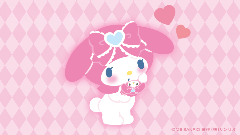 めいくで　おめかし♡　ときめいちゃうの♡
sanrio.lnky.jp/nwz7fA7