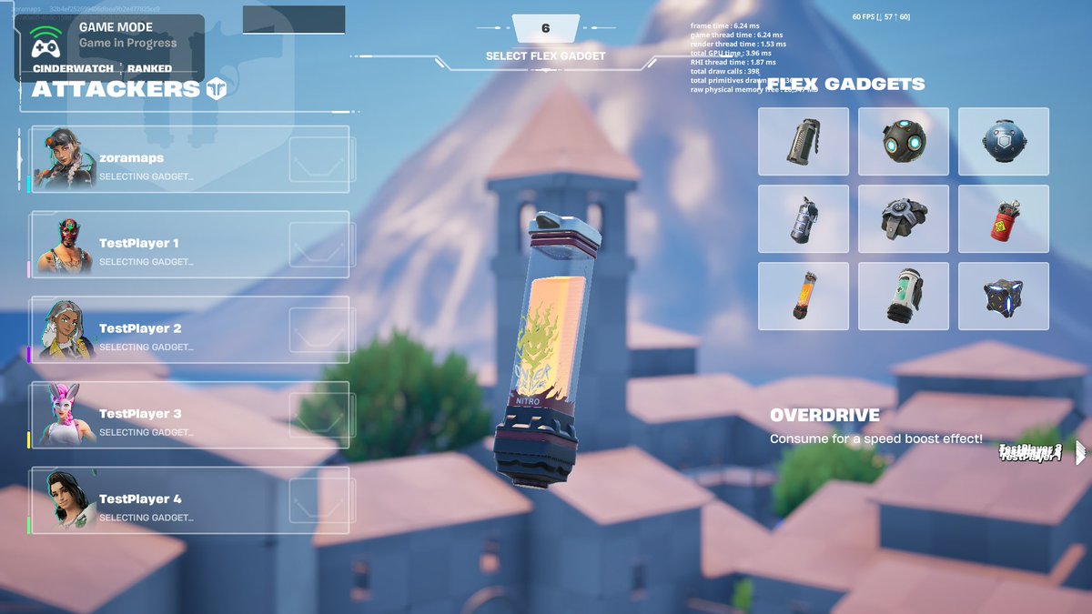 zoramaps_'s tweet image. Gadget menu WIP #ballistic #fortnite #uefn