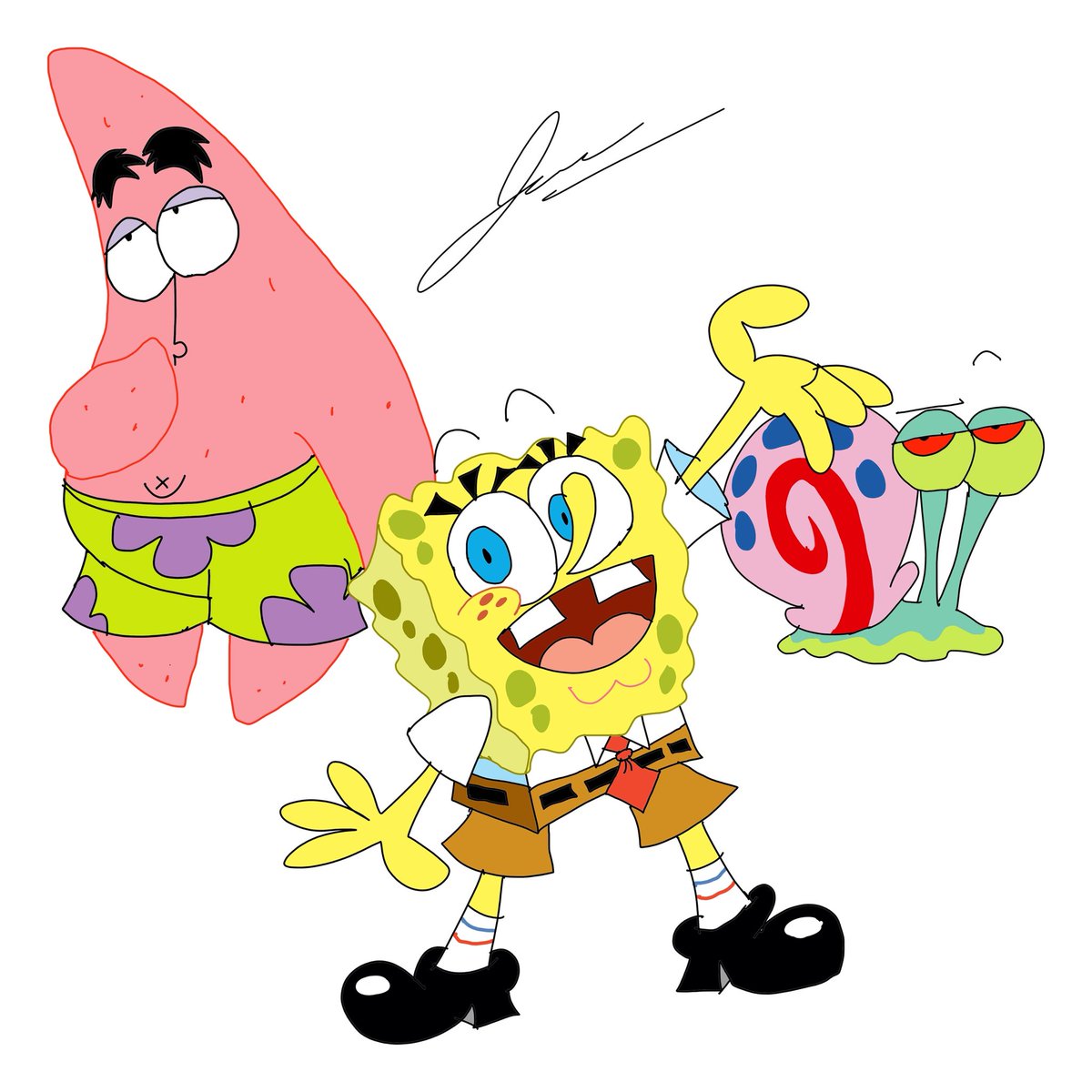 JuJuBee2008's tweet photo. My SpongeBob Sketches @Nickelodeon  @SpongeBob #spongebob #fyp #fanart https://t.co/SAfRZ20L7o