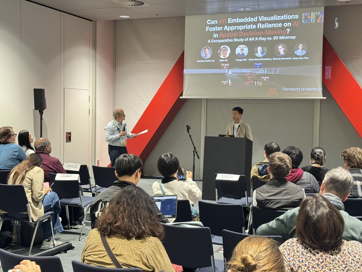 CartonLiu's tweet image. Back from #CHI2026 in Barcelona, feeling deeply grateful, refreshed, and inspired.
I was honored to present our #AR + #AI reliance paper, join the Bias4Trust workshop, and reflect on the future of cognition-augmented AR systems.
See you in #CHI2027 !