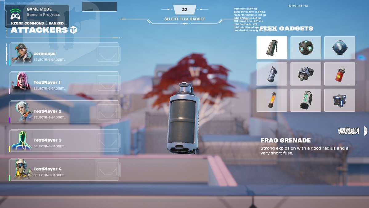 zoramaps_'s tweet image. Gadget menu WIP #ballistic #fortnite #uefn