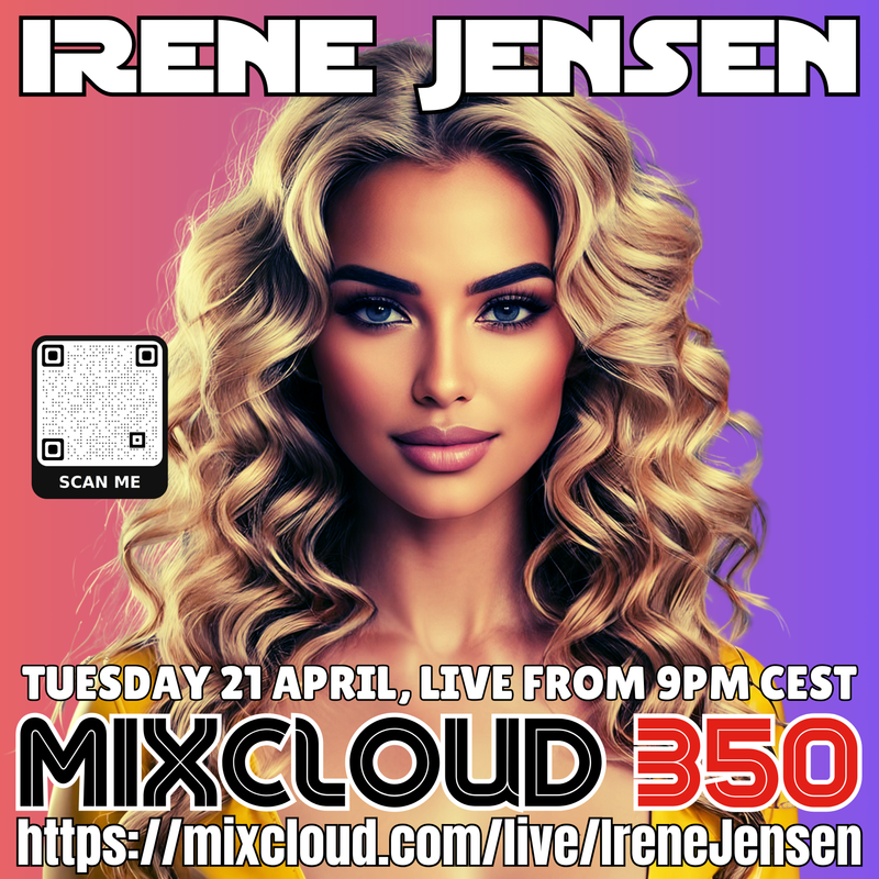 itsirenejensen's tweet photo. I’m delighted to be DJing live on Mixcloud Live this Tuesday in celebration of my 350th set on the platform. If you’d like to tune in, you can join me via the direct link below: https://t.co/KKyR2mJcNF