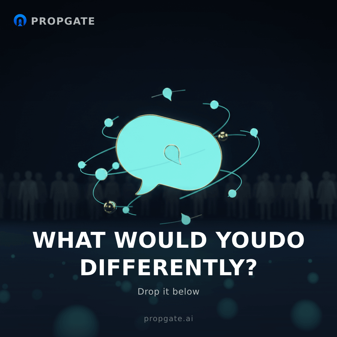 propgate_ai's tweet image. If you had a funded account right now, what would you do differently from your last one?

Drop it below. Every reply gets read.

#proptrading #community #fundedtrader #PropGate