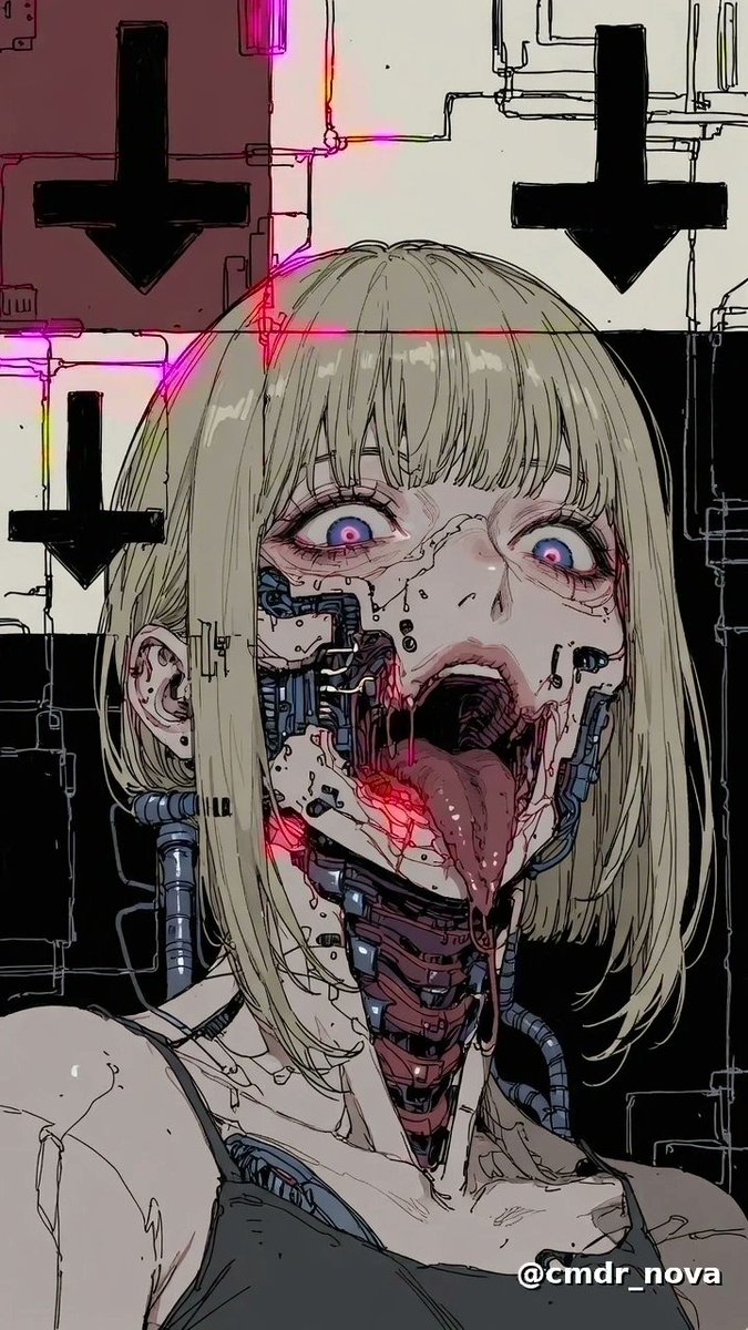 cmdr_nova's tweet image. #サイバーパンク #cyberpunk #機械少女