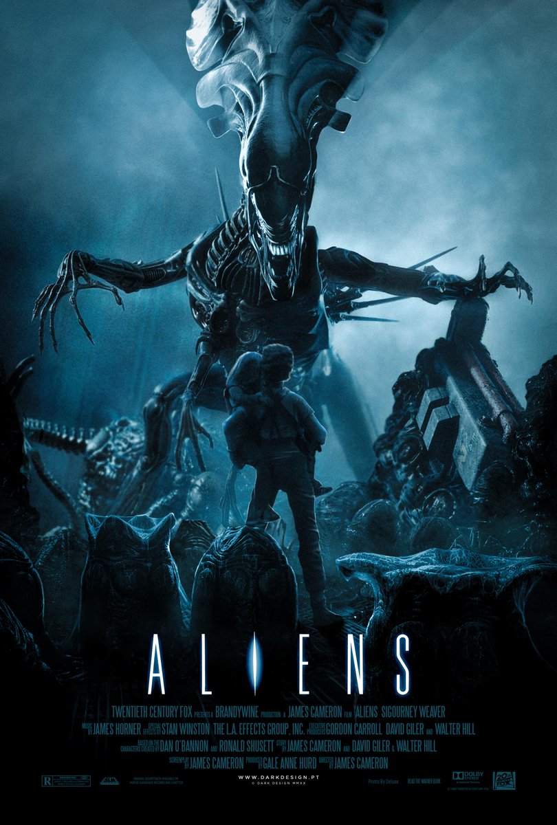 PosterEscape's tweet image. Epic poster for Aliens by @nunosarnadas 

#Aliens #Alien