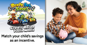 CreditUnionME's tweet photo. Turn saving into a celebration! When your child hits a savings milestone, surprise them with a little bonus boost! Watching their total jump even higher makes the journey to their savings goal twice as exciting. #CUYouthMonth https://t.co/byqLqAXQ7n