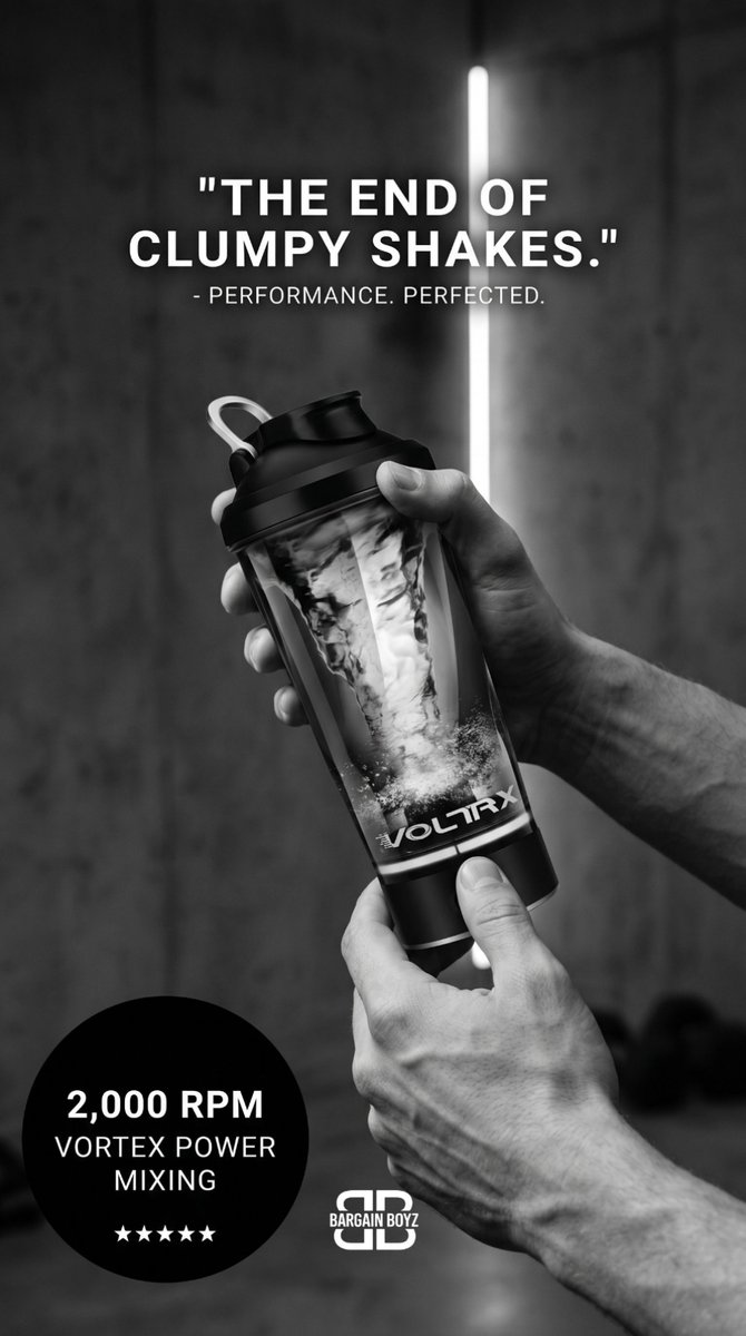 bcbargainboyz's tweet image. Experience clump-free shakes with Vortex Power Mixing at 2000 RPM. Elevate your performance with every blend.  $20 #VortexMix #FitnessFuel #PerformanceBoost