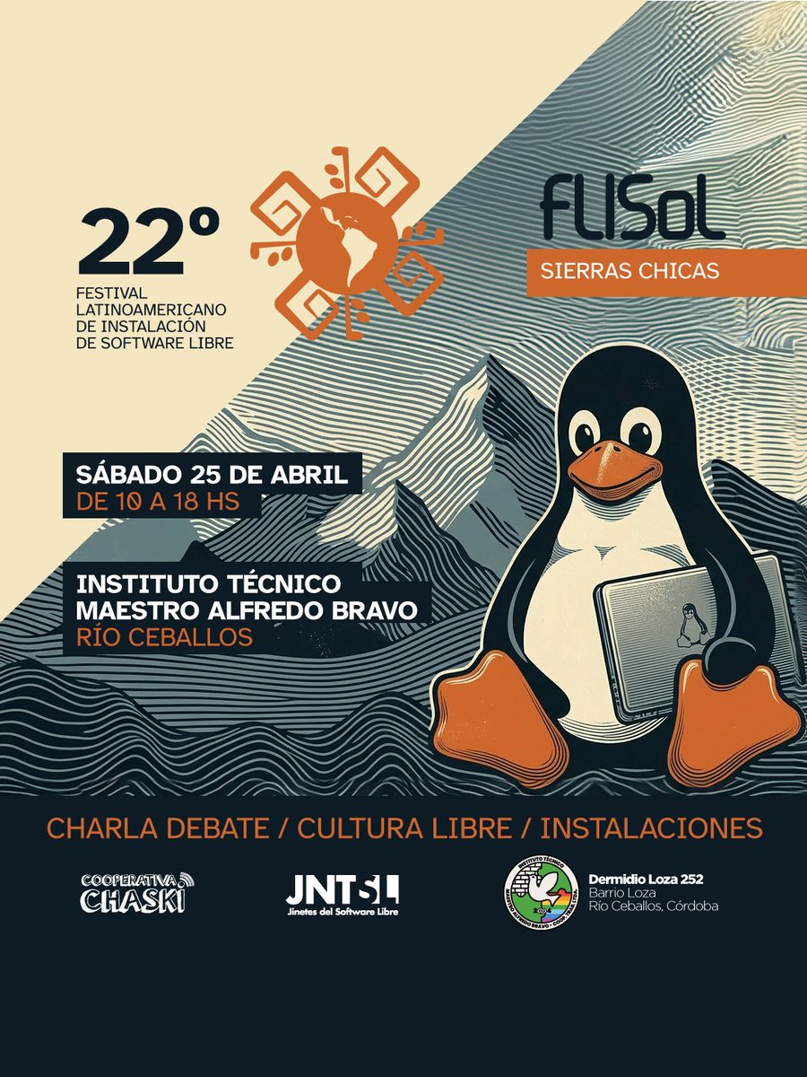 FLISoL Sierras Chicas tweet media