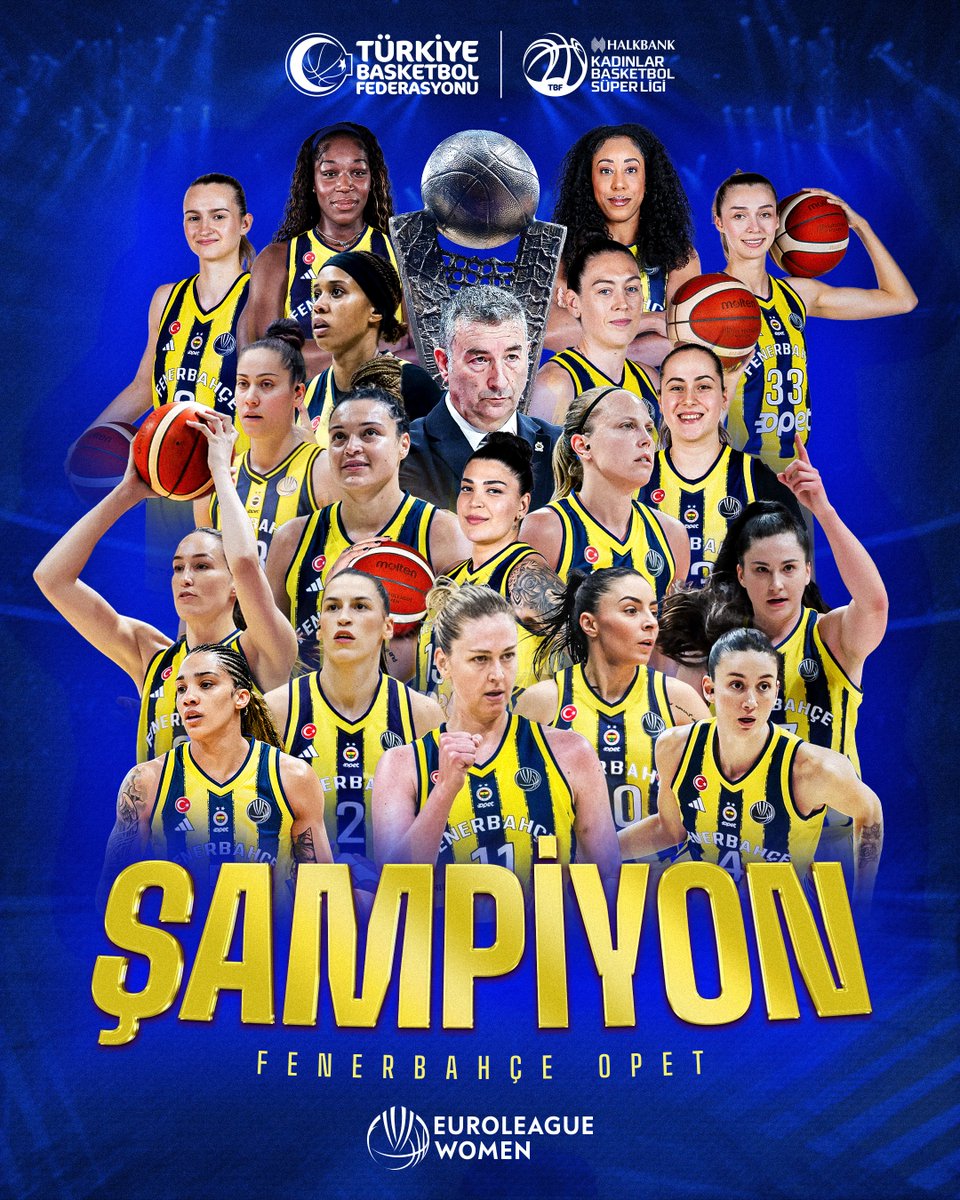 Kadınlar EuroLeague Şampiyonu Fenerbahçe Opet! 🏆

EuroLeague finalinde avrupa şampiyonu olan Fenerbahçe Opet'i tebrik ederiz.