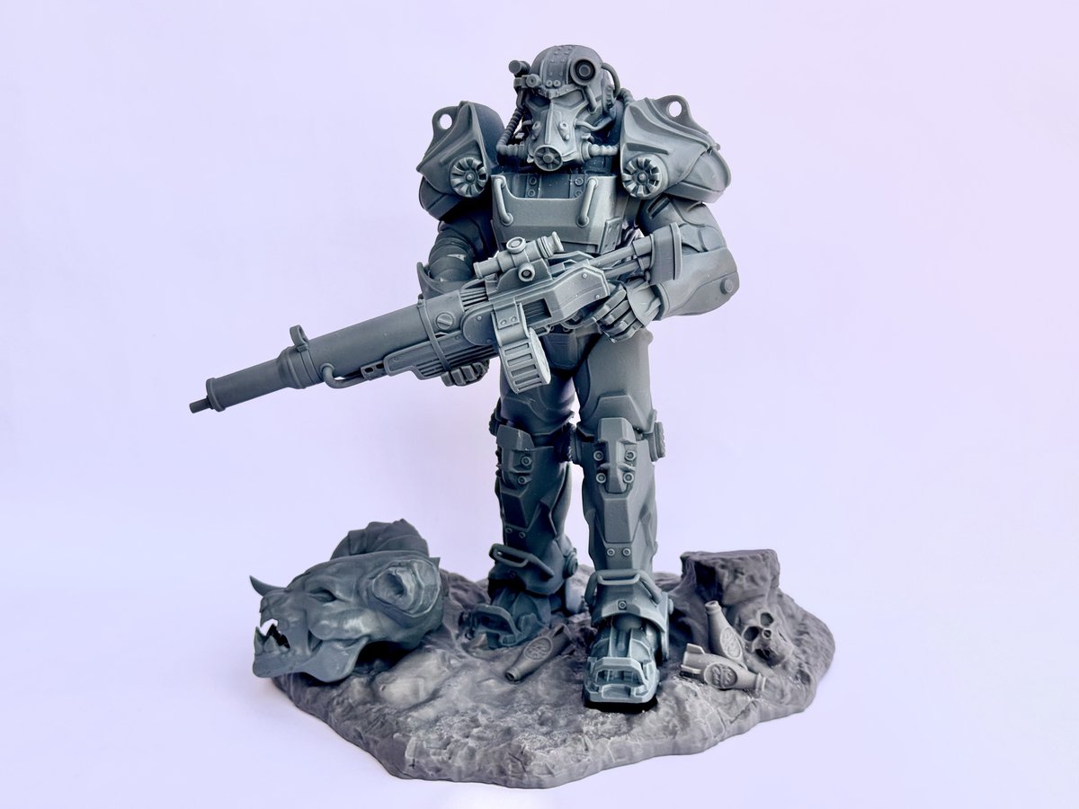 Gambody_com's tweet image. Armor that speaks for itself 🛡️

The T-60 Power Armor Suit comes to life as a #3Dprinted model — bold, detailed, and straight out of the Wasteland. ☢️

A true 3D printed icon you’ll want in your collection.

Grab the #STL files on #Gambody here: 👇 gambody.com/premium/t-60-p…