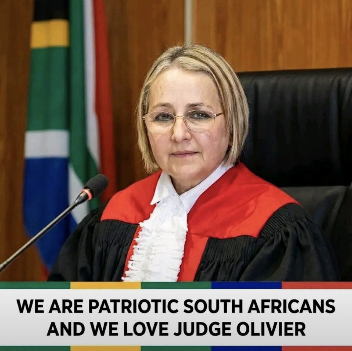 Our justice system is not captured. Much respect to our Patriotic Magistrate Olivier. We salute you 🙏