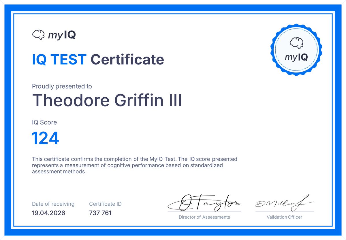 Theodore Griffin III (TJ) tweet media