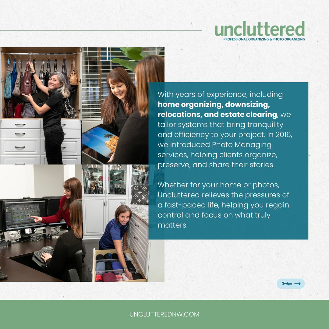 unclutterednw's tweet image. Every space tells a story, and ours is all about simplifying and organizing for a better life. 🌟

Ready to learn more? Head to our website for the full scoop!  ➡ Unclutterednw.com

#uncluttered #photoorganizer  #professionalmovers #professionalorganizer #bellevue