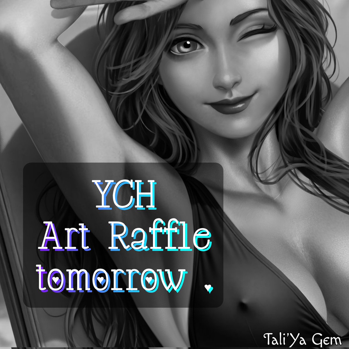 TaliYaGemArts's tweet image. YCH ART RAFFLE starts TOMORROW !!! 🎨🏖

#ych #artraffle #pinup #oc