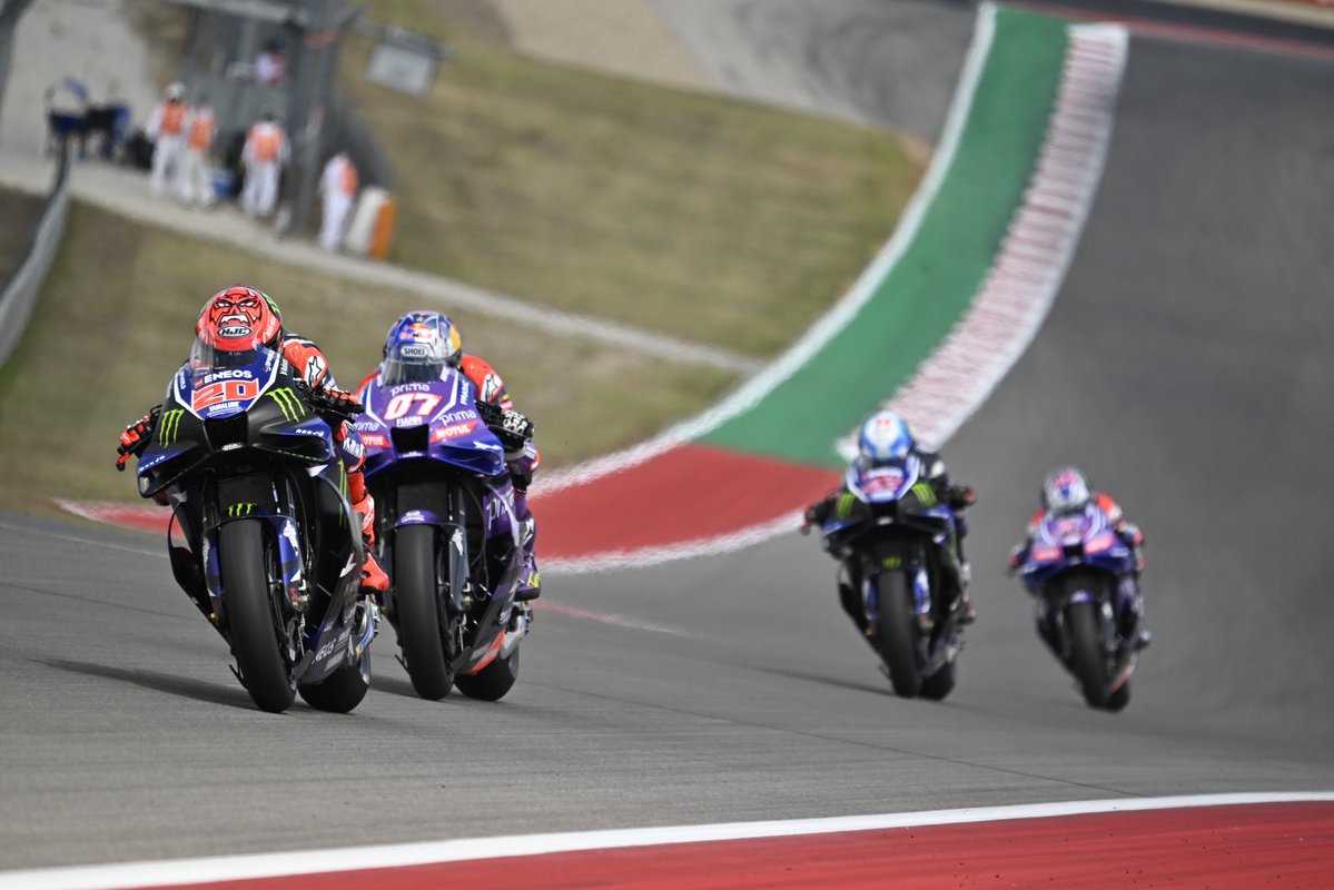 YamahaMotoGP's tweet image. Scenes from the 2026 season so far 📸

Next stop: GP4 🏁⏳
Back on track soon 💙

#YamahaMotoGP | #MotoGP