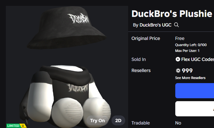 GoalzNguyen's tweet photo. @DuckBro64 Finished, and favorite UGC plush is DuckBro's plushie! https://t.co/sCyn9WIXP0