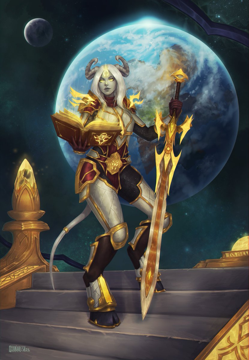 oxanaresh's tweet image. Septiennaël✨

#warcraft #draenei