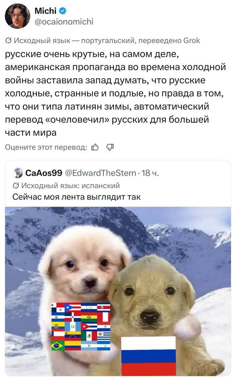 нерусский императив tweet media