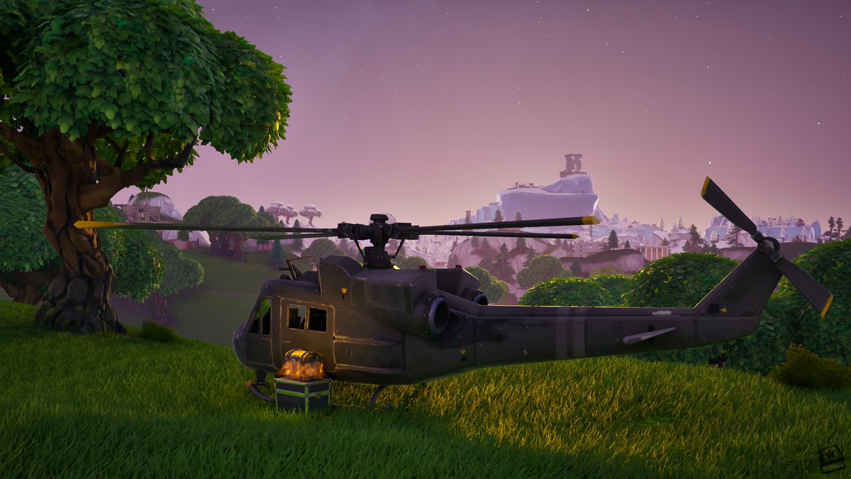 FN_Assist's tweet image. Update #11 on the #Fortnite OG Black Helicopter! 🚁

It's now arrived at the eleventh stop, near Loot Lake, surveying the area. 🔭