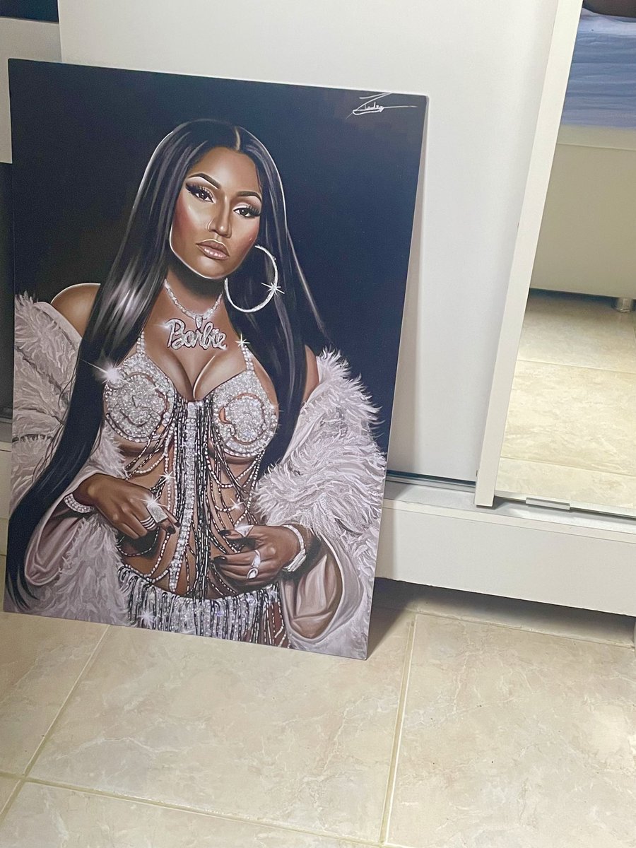 PEDROMlNAJ's tweet photo. @NICKIMINAJ Check my art babe https://t.co/60Nztaj28r