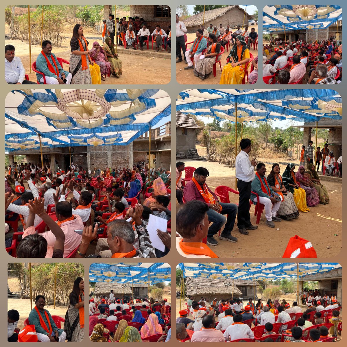 🪷"ગામડી ગામ નો મિજાજ - ફરી એકવાર ભાજપ સરકાર"
  આજરોજ વગેલા જિલ્લા પંચાયત હેઠળની ગામડી તાલુકા પંચાયત સીટ ગામડી ગામે ગંગાતળાઈ ફળિયા માં  ચૂંટણી પ્રચાર અર્થે લોકપ્રિય વડીલ આગેવાન નિવૃત્ત DIGP બી.ડી.વાઘેલા (IPS) સાહેબ દ્વારા ભવ્ય સંકલ્પ સભા સંબોધવામાં આવી.