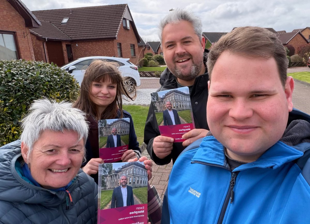 EALabourParty's tweet photo. The SNP have been in charge for almost 20 years. If you think that it’s time for a change then you can start by voting @ScottishLabour on May 7th. Vote for @ewan_macphee in Kilmarnock &amp; Irvine Valley and  in Carrick, Cumnock &amp; Doon Valley, vote for @CMochan Let’s fix the mess! https://t.co/CTHPulhjTM