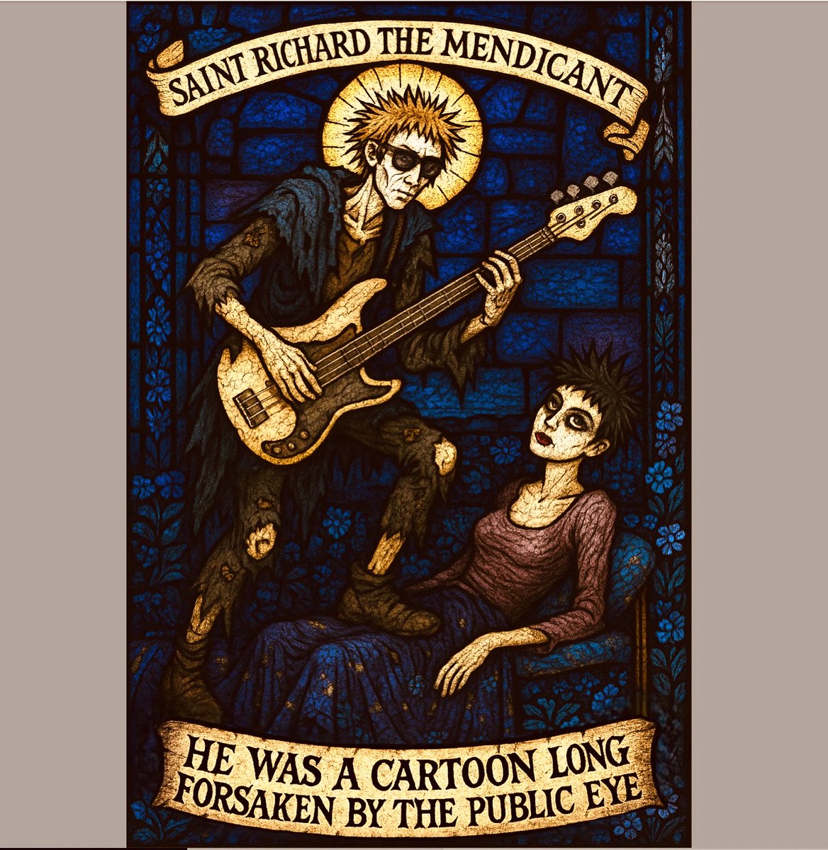 MickPuck's tweet image. #ChurchOfRockAndRoll #108 Of all the punk progenitors, Richard Hell brought most to the revolution: punk name, rough musical ability, abrupt songs, yelping vocals, smart nihilist lyrics, ripped clothes &amp;amp; short spiky hair. Malcolm McLaren was paying close attention #PunkRock