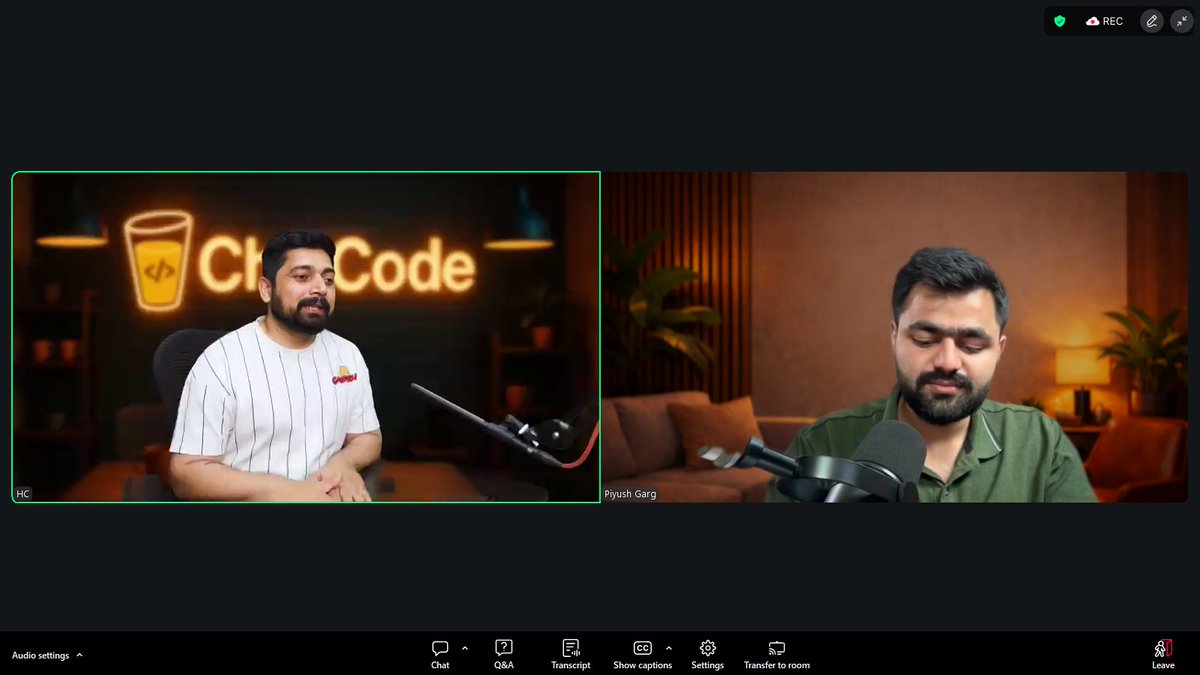 RahulDe13551305's tweet image. Today's #cohort lecture at @ChaiCodeHQ :

Topic covered :
🚀 OIDC continuation...
🚀 Web Socket and It's Implementation
🚀 WebSocket Experienced shared by @Hiteshdotcom (kahani)

@piyushgarg_dev @nirudhuuu @BlazeisCoding @yntpdotme #chaicode