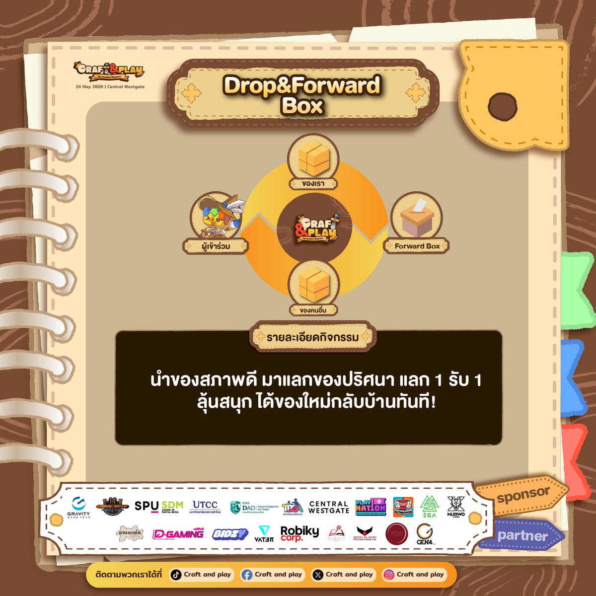 Craft and play tweet media