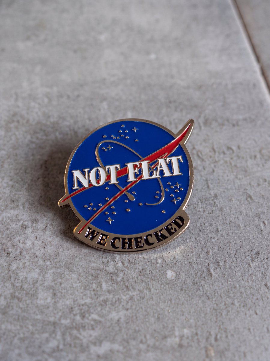 "Not flat, we checked" -- NASA