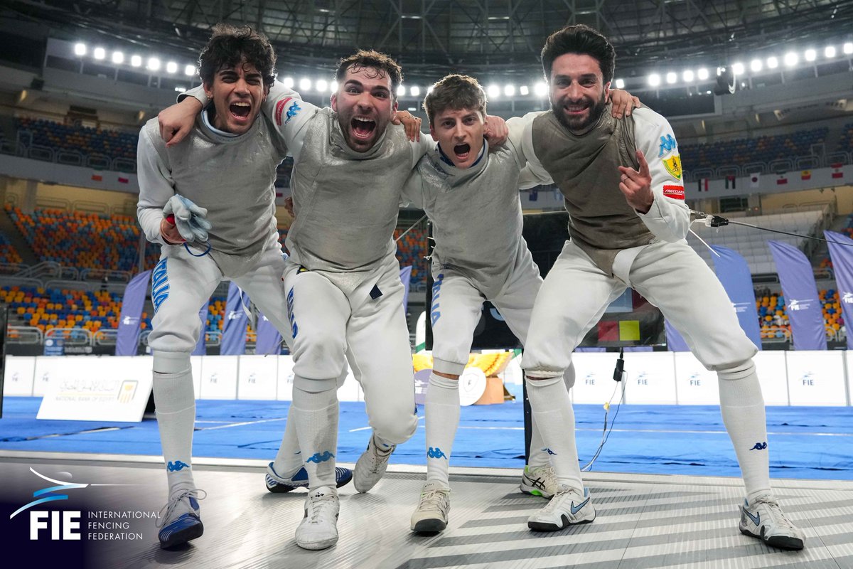 FIE_fencing's tweet image. Highlights from the Cairo Foil World Cup - Men's Team Foil 🇪🇬🤺

📸 Bizzi / Eva Pavia

#esgrima #fencing #escrime #cairo #egypt