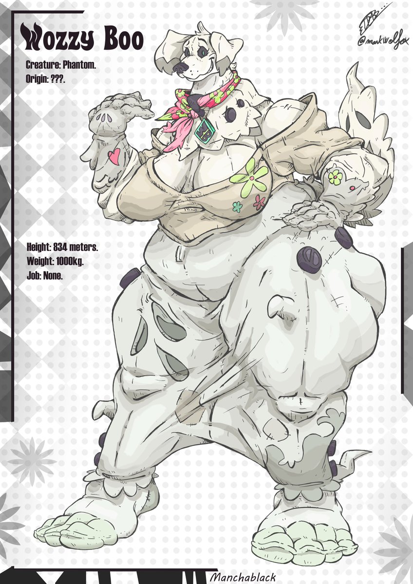 maskwolfox's tweet image. Wozzy Boo. es un phantom, que le encanta hacer bromas pesadas pasar buenos momentos con su gente y jugar con todo el mundo incluso si son del tamaño de una pulga, es jugetona, divertida despreocupada y algo ingenio cuando ella quiere. #ghostbuster #ghost #dog #furry #giantess