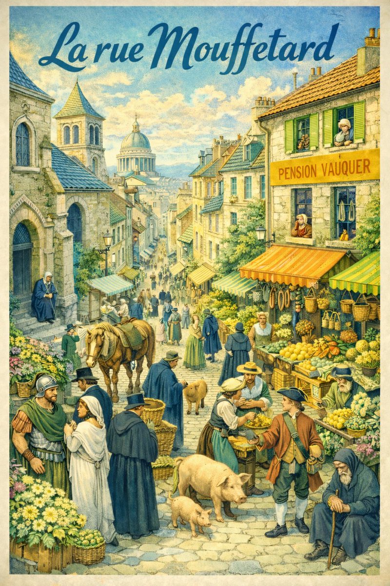 LesParisDLD's tweet photo. 🚶 Visite guidée : ✨  "La rue Mouffetard" ✨
👉 https://t.co/n0OJ5Gz5xP
🗓️ -  Mardi 21 Avril 2026 14h30  🚶-📍RENDEZ-VOUS https://t.co/lkukY6yHCN