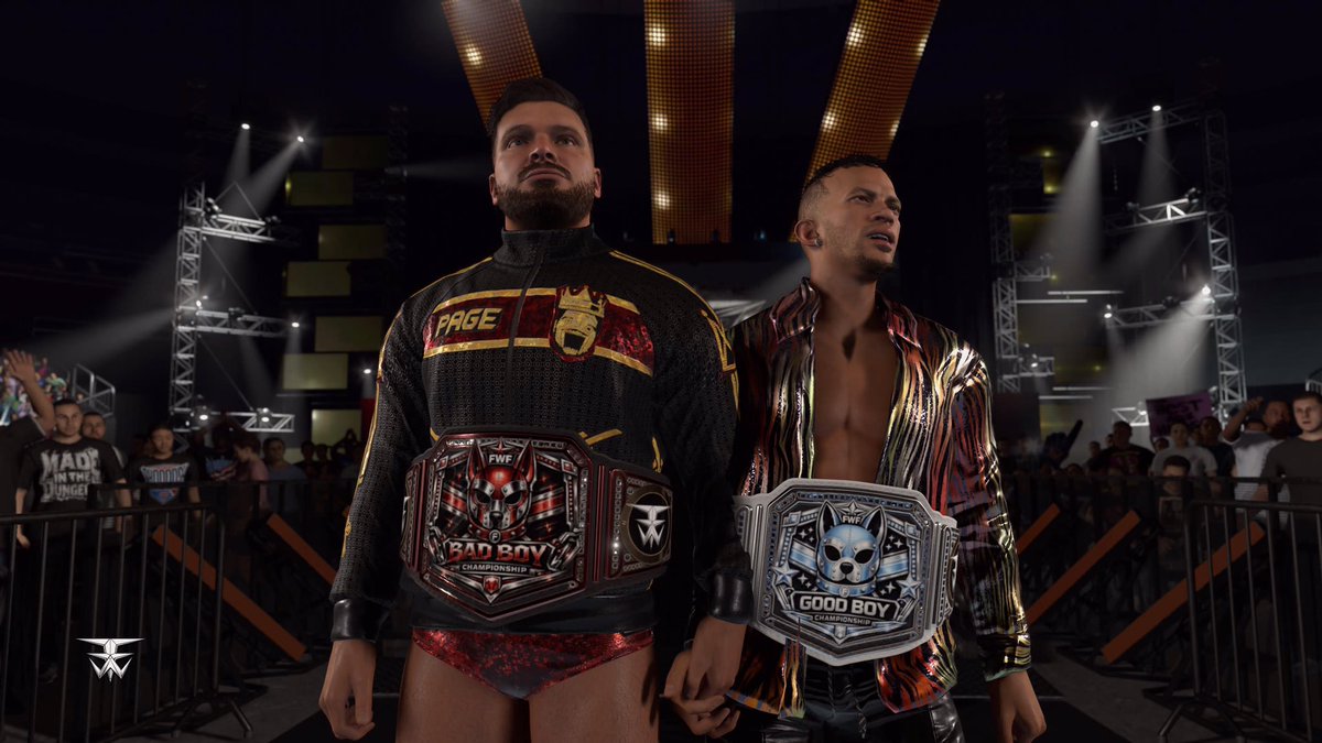 foss_w_forces's tweet image. 📰FWF - The T📰

Ethan Page steps up.
Ricky Saints watching.

Open challenge. (No title on the line)

Then… Aaron Rourke arrives.
And ruins everything.

The power couple just got checked. 👀

#FWF #WWE2K26 #TheBeat