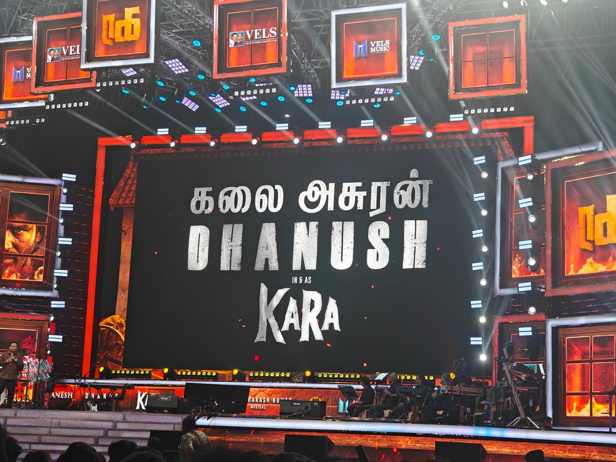Brother_Of_DnA's tweet photo. KALAI ASURAN DHANUSH
#Dhanush @dhanushkraja #Kara #KaraPreReleaseEvent https://t.co/96QEftk0me
